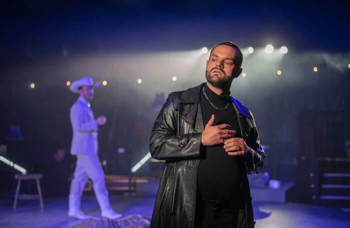 Matthew Buswell in The Return of Ulysses at Longborough Festival Opera. Photo: Matthew Williams-Ellis