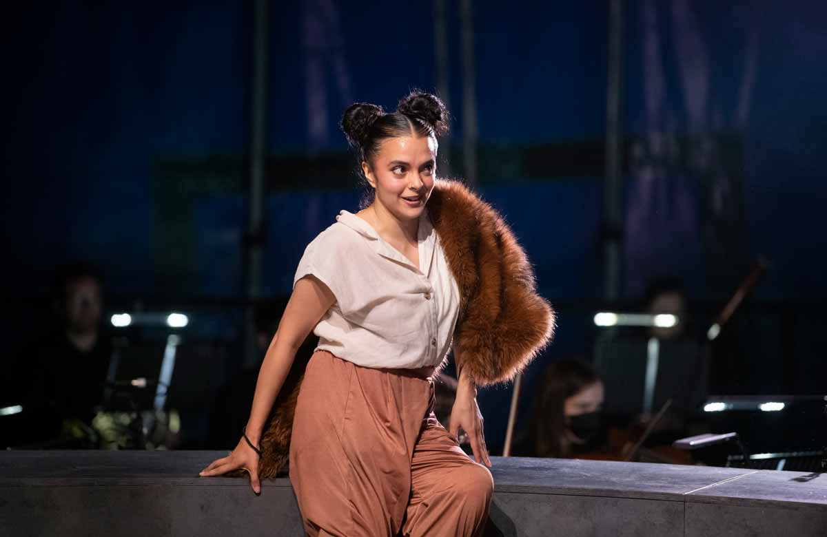 Julieth Lozano in The Cunning Little Vixen at Longborough Festival Opera. Photo: Matthew Williams-Ellis