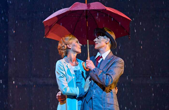 Charlotte Gooch and Adam Cooper in Singin’ in the Rain at Sadler’s Wells, London. Photo: Manuel Harlan