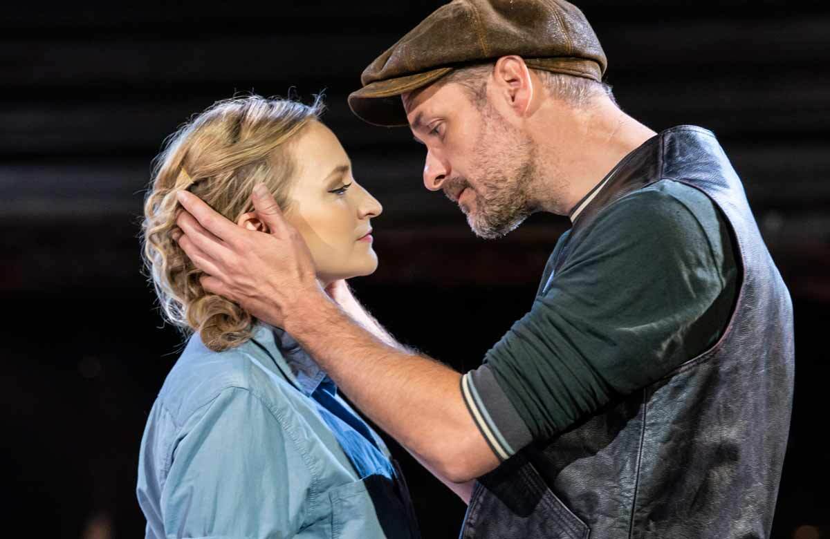 Carly Bawden and Declan Bennett in Carousel at Regent's Park Open Air Theatre. Photo: Johan Persson