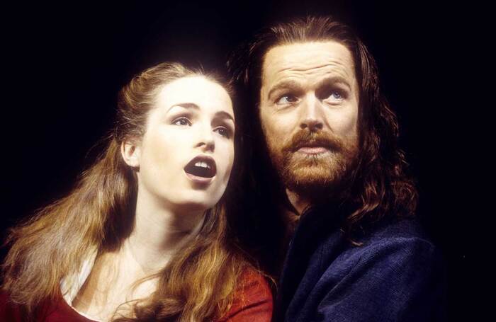 Juliette Caton and Iain Glen in Martin Guerre at the Price Edward Theatre in 1996. Photo: Tristram Kenton