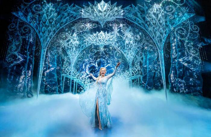 Samantha Barks in Frozen at Theatre Royal Drury Lane, London. Photo: Johan Persson/Disney