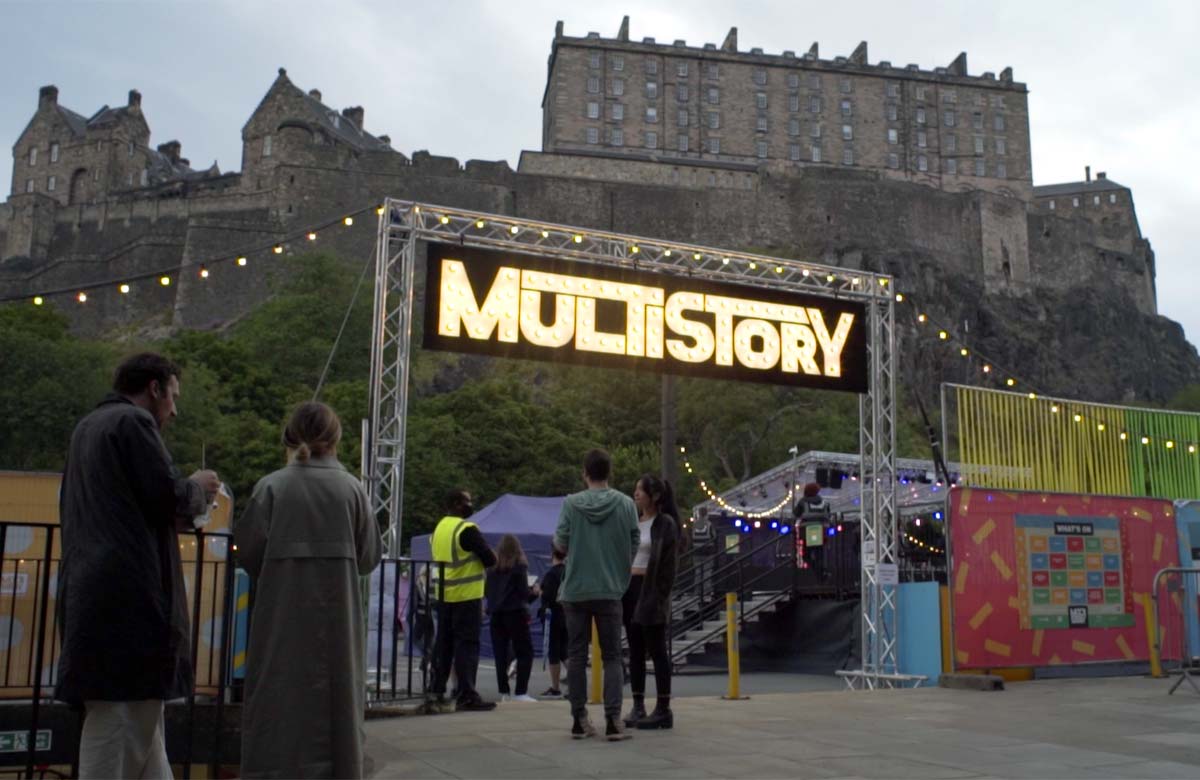 The new MultiStory pop-up venue in Edinburgh