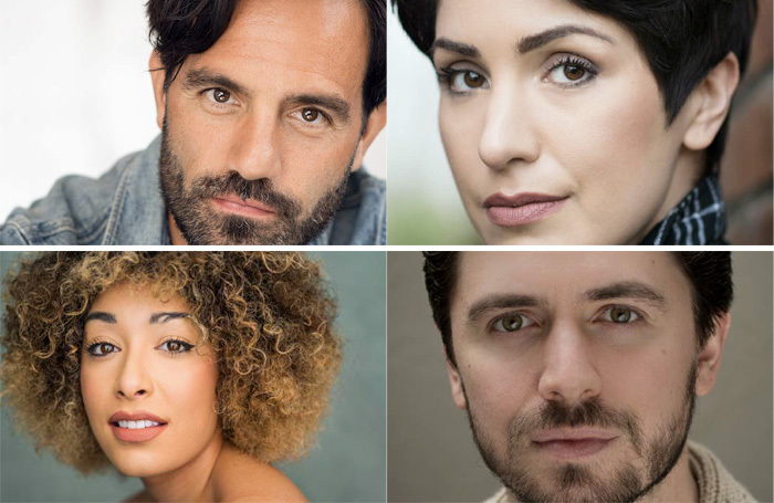 (Clockwise left to right) Ramin Karimloo, Soophia Foroughi, Nadim Naaman and Casey Al-Shaqsy