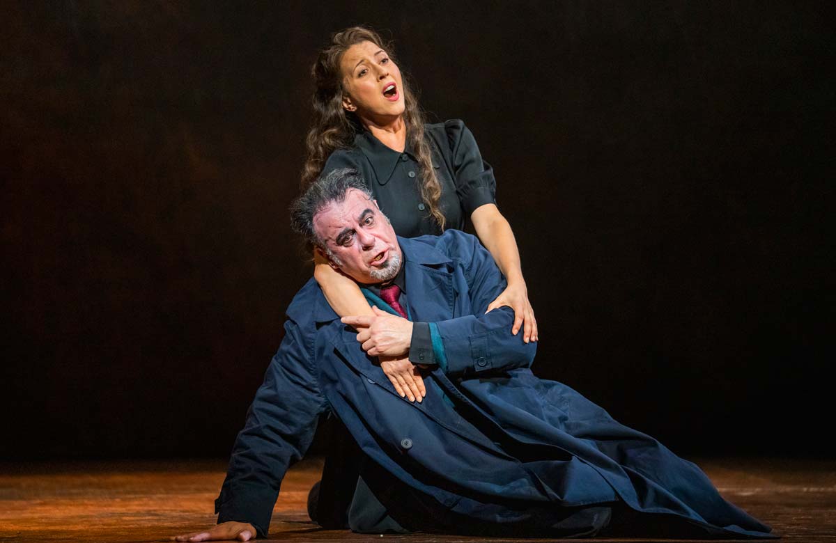 Carlos Álvarez and Lisette Oropesa in Rigoletto at the Royal Opera House. Photo: Tristram Kenton