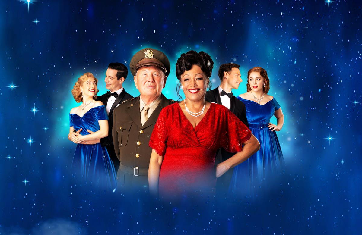 The principal cast of White Christmas. Photo: Darren Bell