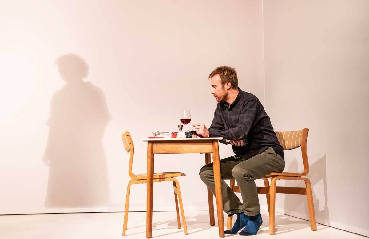 John Heffernan in What If If Only at the Royal Court, London. Photo: Johan Persson