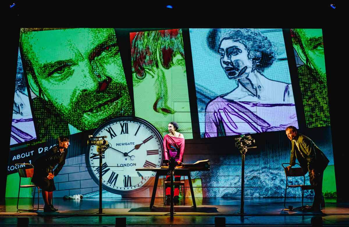 Adela Rajnovic, Riana Duce and Matt Prendergast in Imitating the Dog’s Dracula: The Untold Story. Photo: Ed Waring