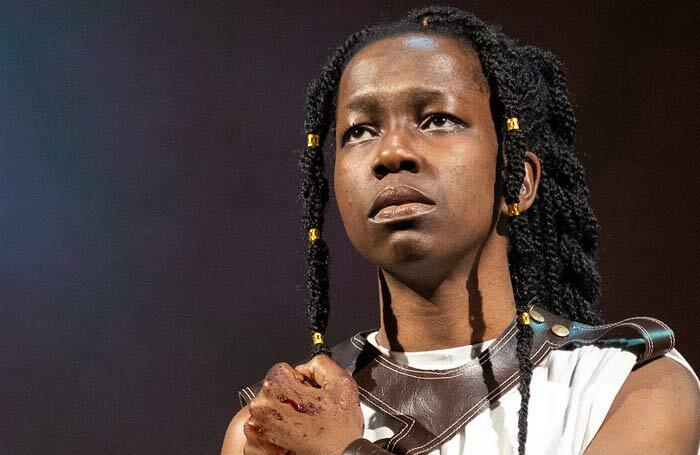 Fatima Niemogha in Antigone at Chester Storyhouse. Photo: Mark McNulty