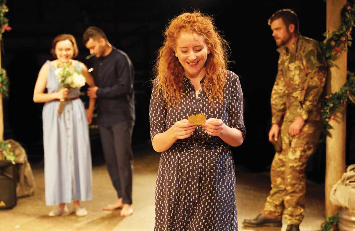 Dorothea Myer-Bennett in Much Ado About Nothing at Tobacco Factory Theatres. Photo: Mark Douet