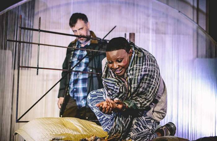 Stuart Laing and Mara Allen in Jacaranda at Theatre by the Lake, Keswick. Photo: Andrew Billington