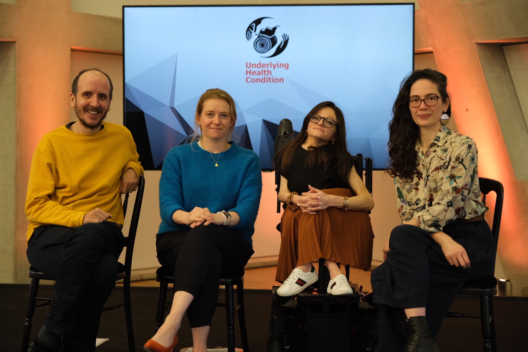 Underlying Health Condition founders Jack Thorne, Genevieve Barr, Katie Player and Holly Lubran