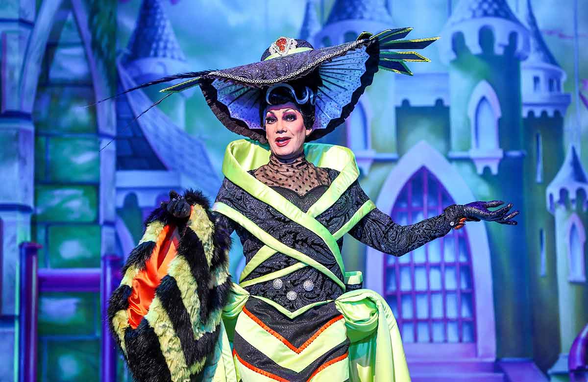 Craig Revel Horwood as the Wicked Stepmother in Cinderella at The Mayflower, Southampton