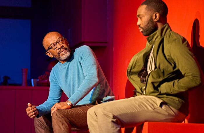 David Benedict's double act of the year: Lennie James and Paapa Essiedu in A Number at the Old Vic Theatre, London. Photo: Manuel Harlan