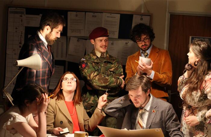 Parabolic Theatre's 2019 production of Crisis? What Crisis? Photo: Owen Kingston