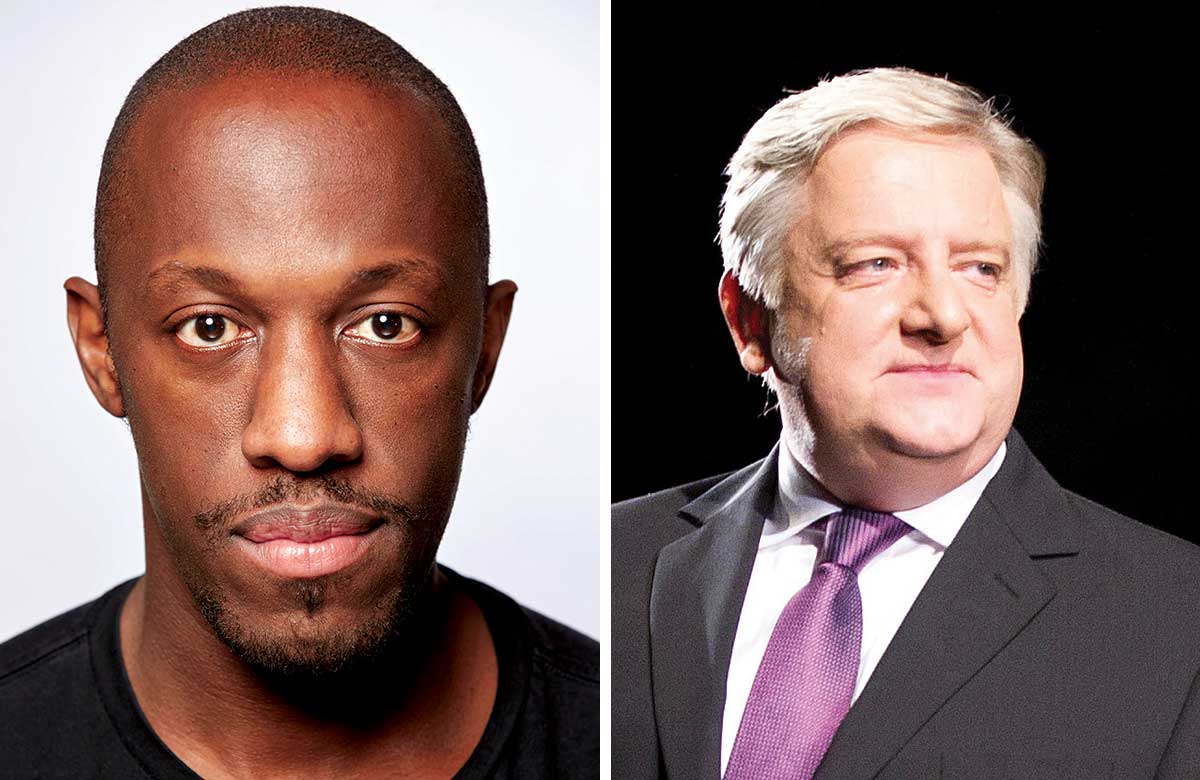 Giles Terera and Simon Russell Beale. Photo: Tristram Kenton