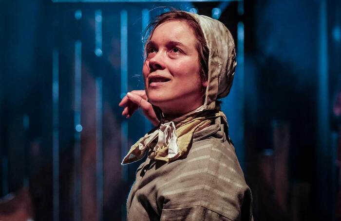 Elizabeth Crarer in The Ballad of Maria Marten at Wilton's Music Hall. Photo: Tony Bartholomew