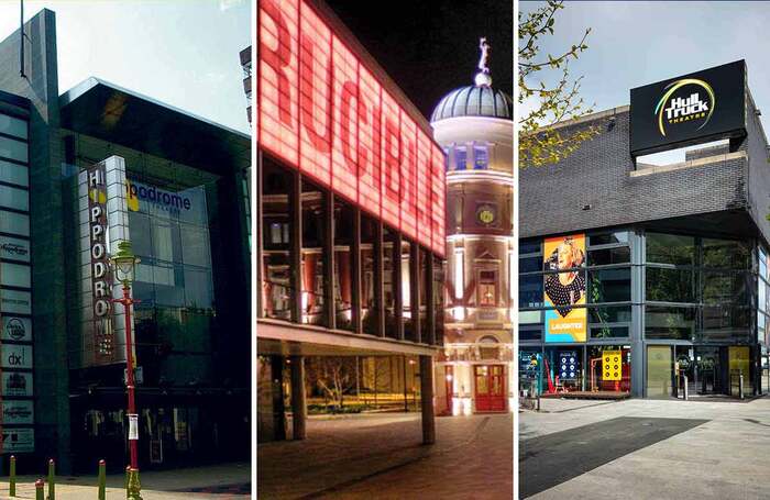 Birmingham Hippodrome, Sheffield Crucible and Hull Truck Theatre