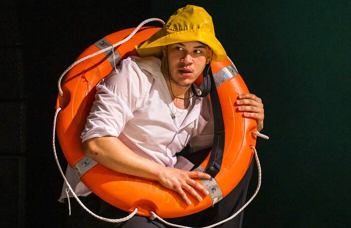 Kiren Kebaili-Dwyer in Hamlet at the National Theatre. Photo: Tristram Kenton