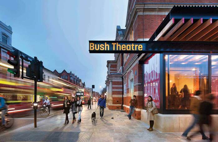 The Bush Theatre on Uxbridge Road in 2017, after refurbishment