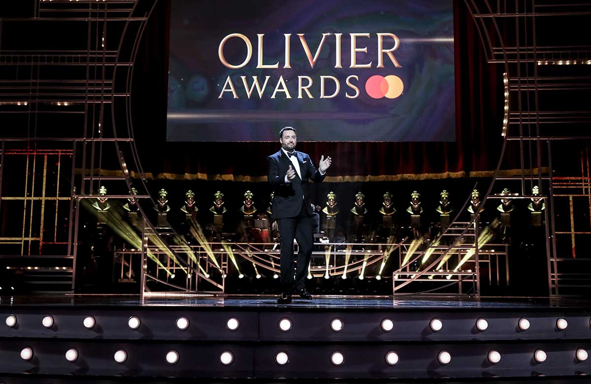 Jason Manford hosting the 2022 Olivier Awards. Photo: Christie Goodwin