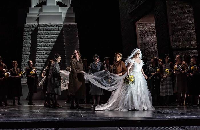 Jennifer Davis in Lohengrin at The Royal Opera, London. Photo: Clive Barda