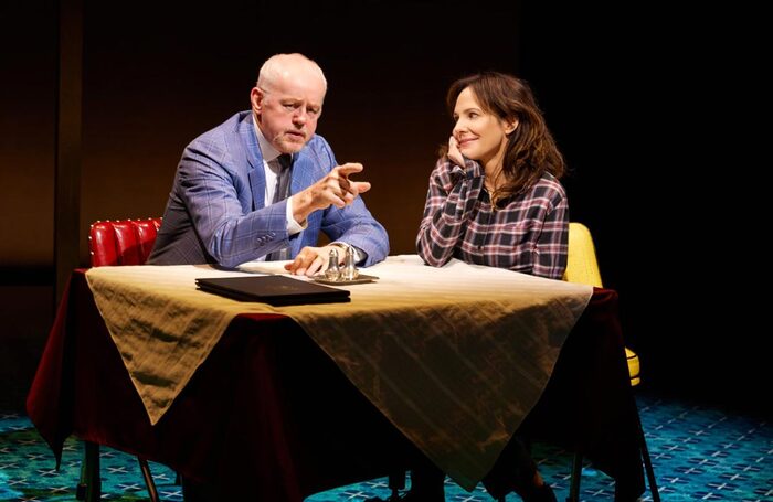 David Morse and Mary-Louise Parker in How I Learned to Drive at Samuel J Friedman Theatre, New York. Photo: Jeremy Daniel