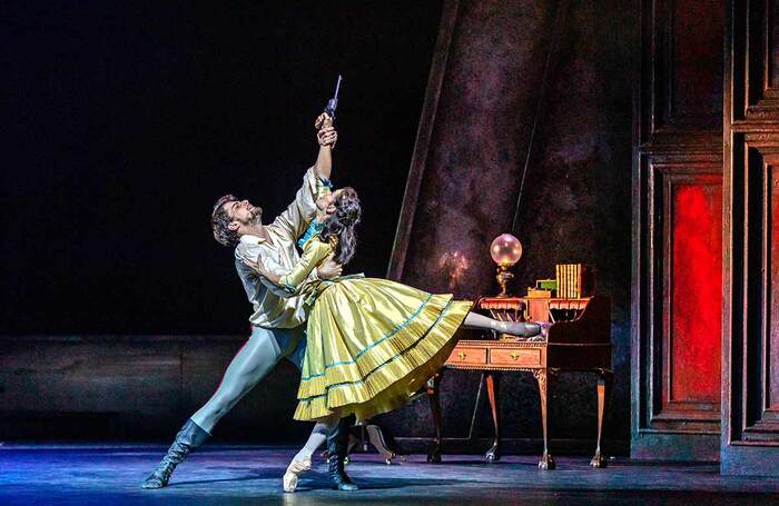 Evan Loudon and Sophie Martin in Kenneth MacMillan's The Scandal at Mayerling at Theatre Royal Glasgow. Photo: Andy Ross