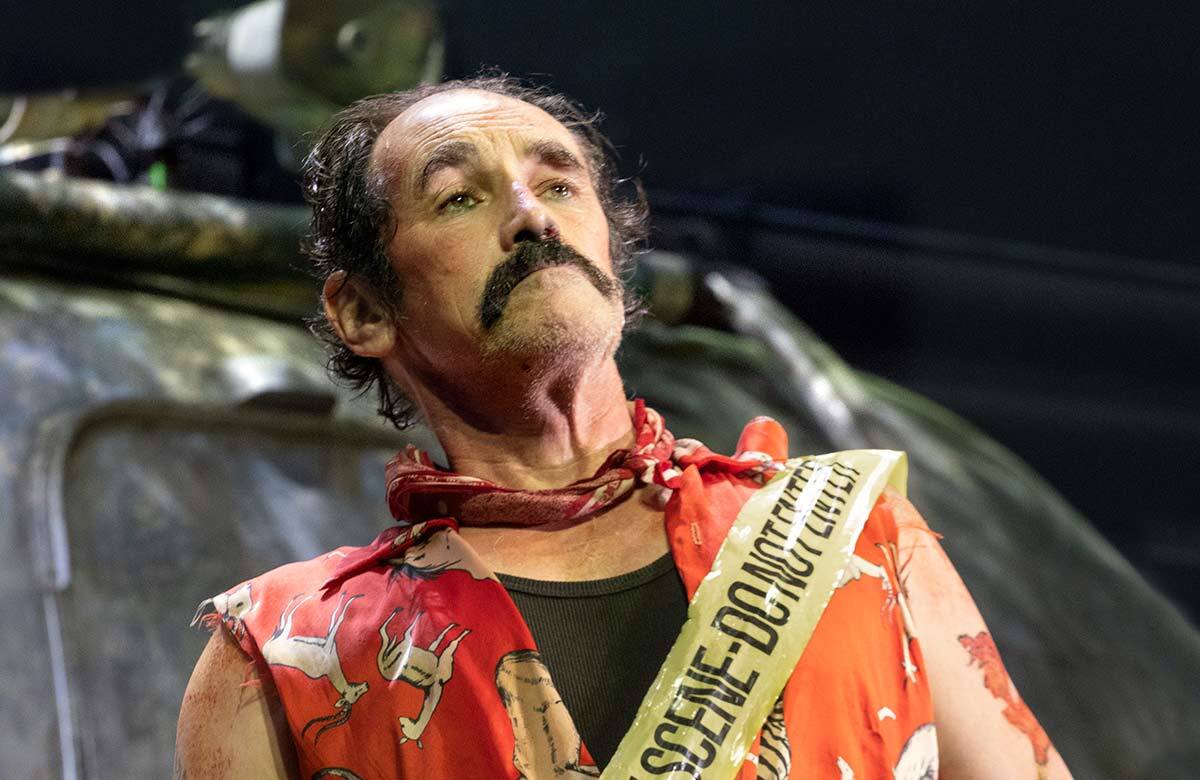 Mark Rylance in Jerusalem at Apollo Theatre, London. Photo: Simon Annand