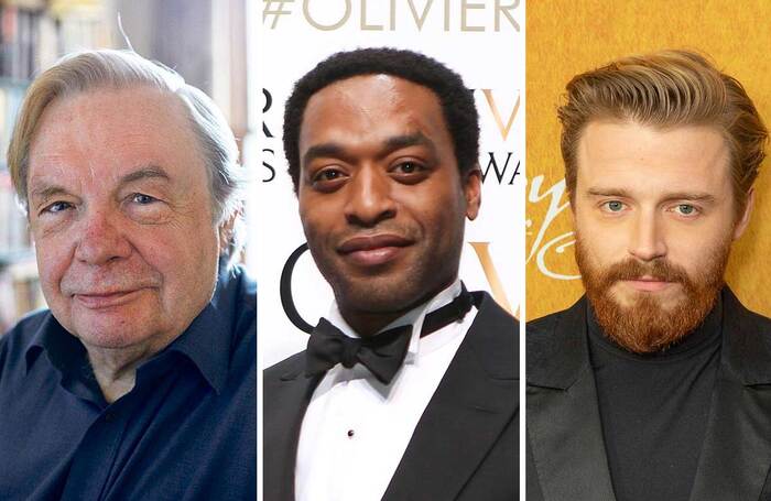 Michael Billington, Chiwetel Ejiofor and Jack Lowden. Photos: Daniel Farmer/Pamela Raith Photography/Shutterstock