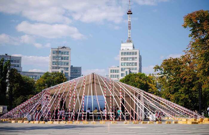 The venue for Parade Fest in Kharkiv, September 2021. Despite the event's director Veronika Skliarova being forced to flee after the Russian invasion, Parade Fest will launch a global theatre project later this year