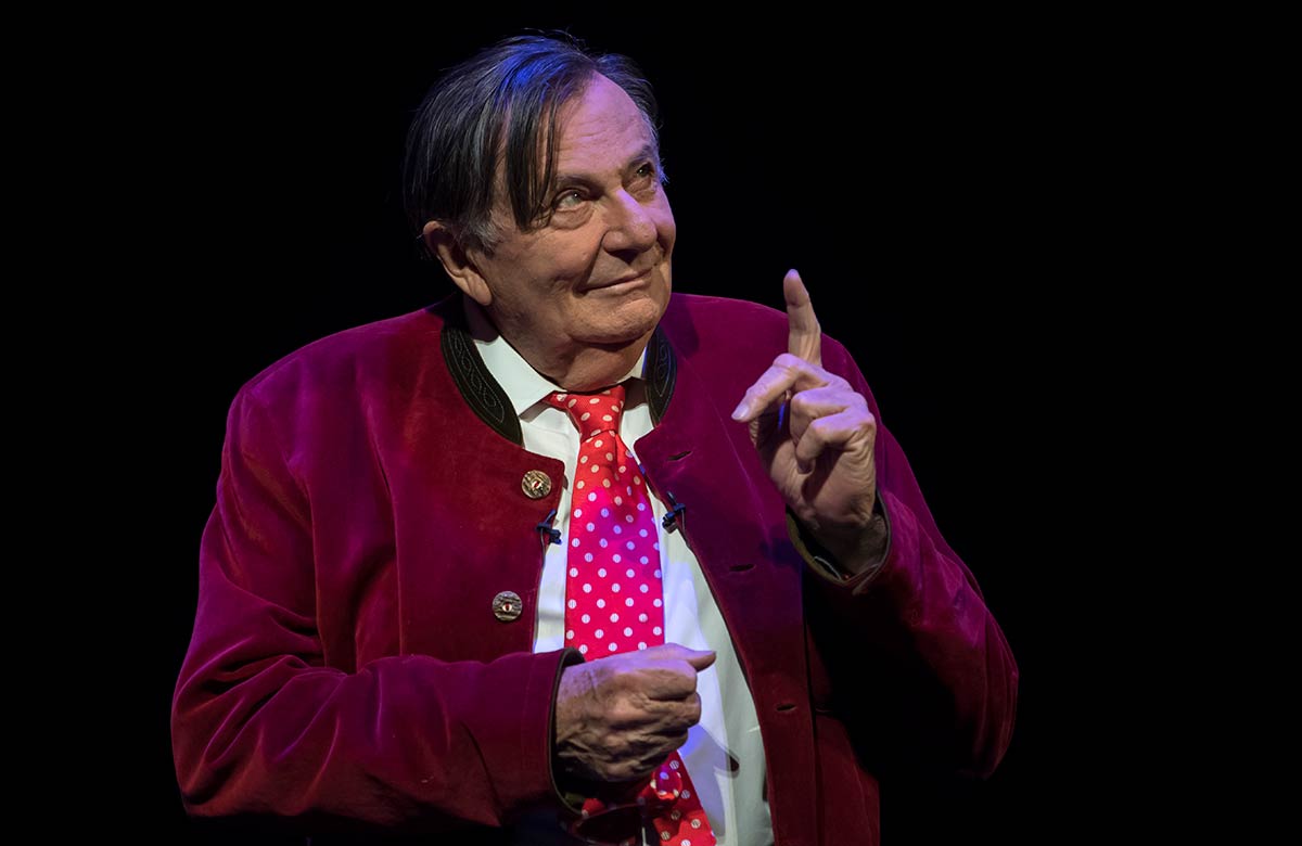 Barry Humphries in The Man Behind the Mask.Photo: TEGDainty