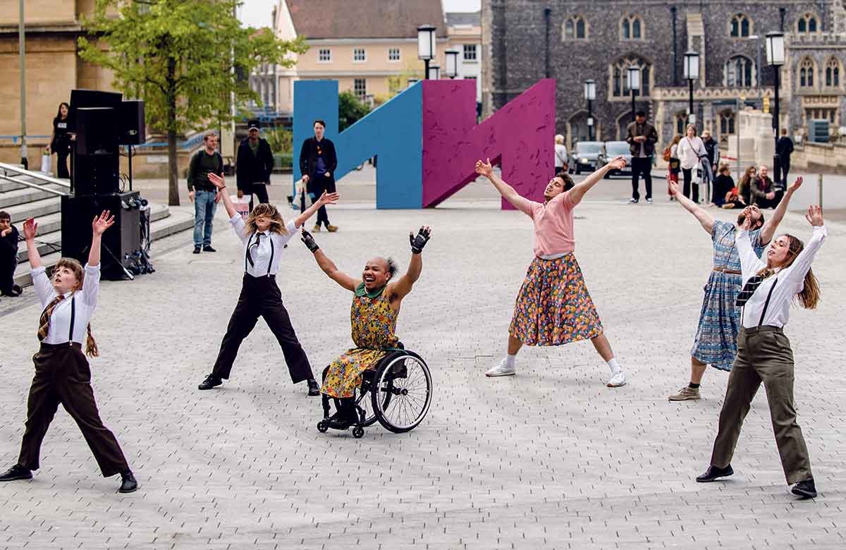 Stopgap Dance’s show Frock at the Norfolk and Norwich Festival in 2019. Photo: JMA Photography