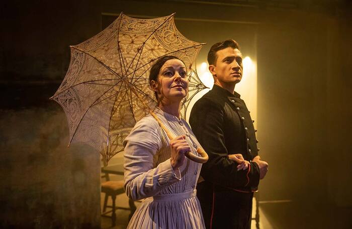 Ruthie Henshall and Dean John-Wilson in Passion at the Hope Mill Theatre, Manchester. Photo: Mark Senior