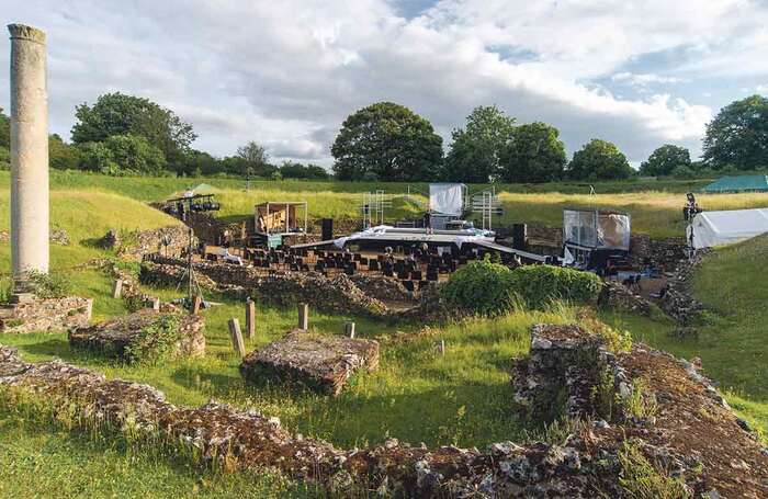 Roman Theatre of Verulamium in St Albans, host to the Roman Theatre Open Air Festival. Photo: Tim Morozzo