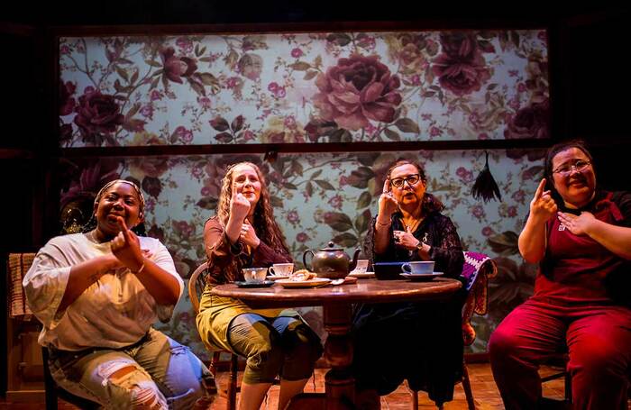 Cherie Gordon, Fifi Garfield, Zoë McWhinney and Bea Webster in Everyday at New Diorama Theatre.Photo: Becky Bailey