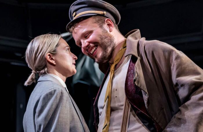 Lizzy Watts and Will Brown in The False Servant at the Orange Tree Theatre. Photo: The Other Richard