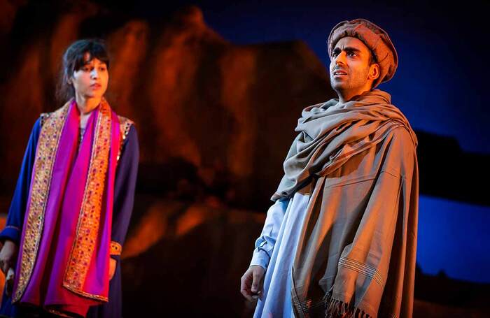 Sujaya Dasgupta and Waleed Akhtar in A Thousand Splendid Suns. Photo: Pamela Raith