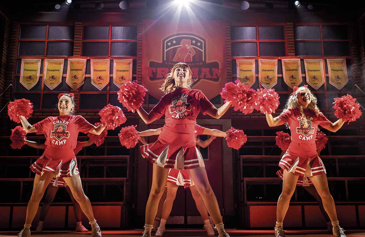 The company of Bring It On the Musical at Queen Elizabeth Hall, London in 2021. Its planned UK tour dates were cancelled in January due to losses caused by Omicron. Photo: Helen Maybanks