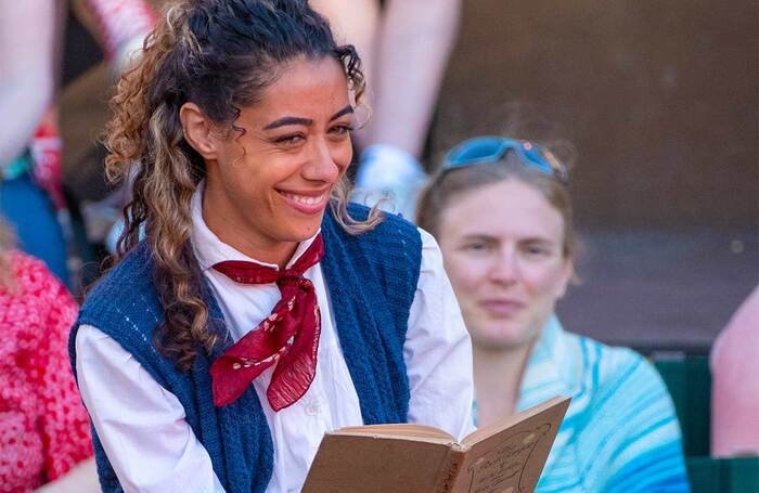 Paislie Reid in Little Women at Grosvenor Park Open Air Theatre, Chester. Photo: Mark McNulty