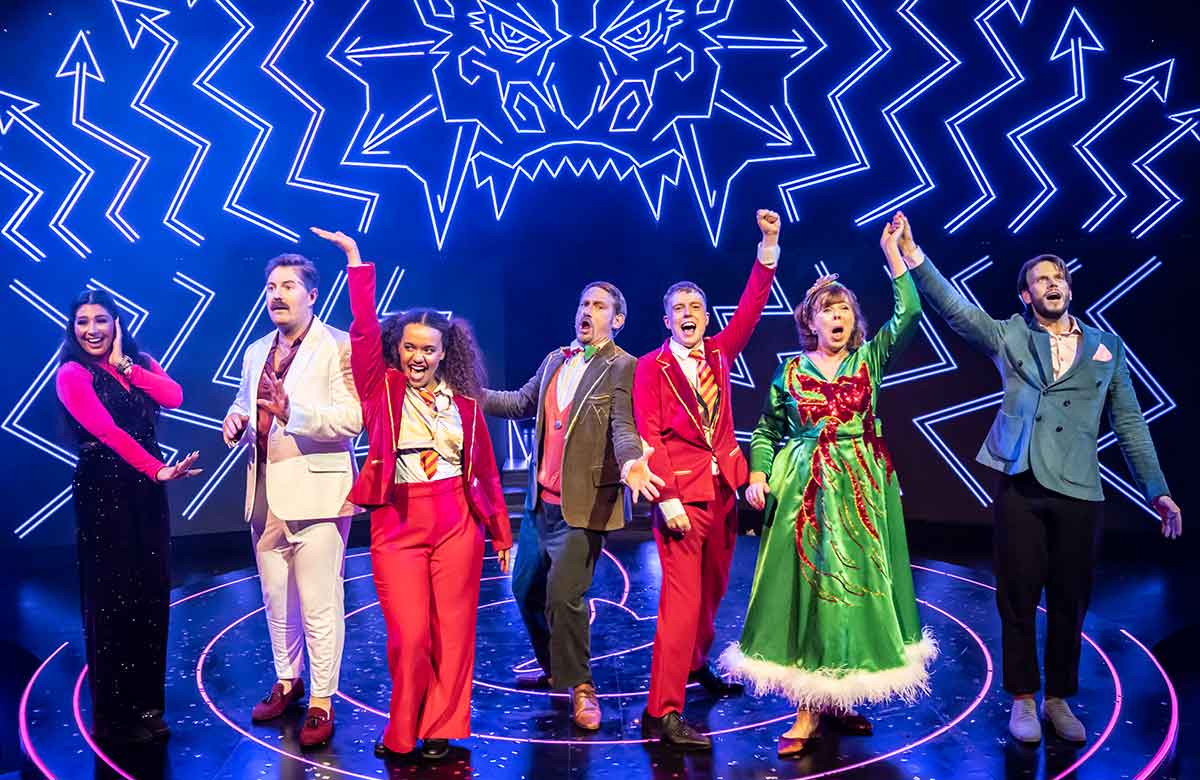 The cast of Anthem at Wales Millennium Centre. Photo: Johan Persson