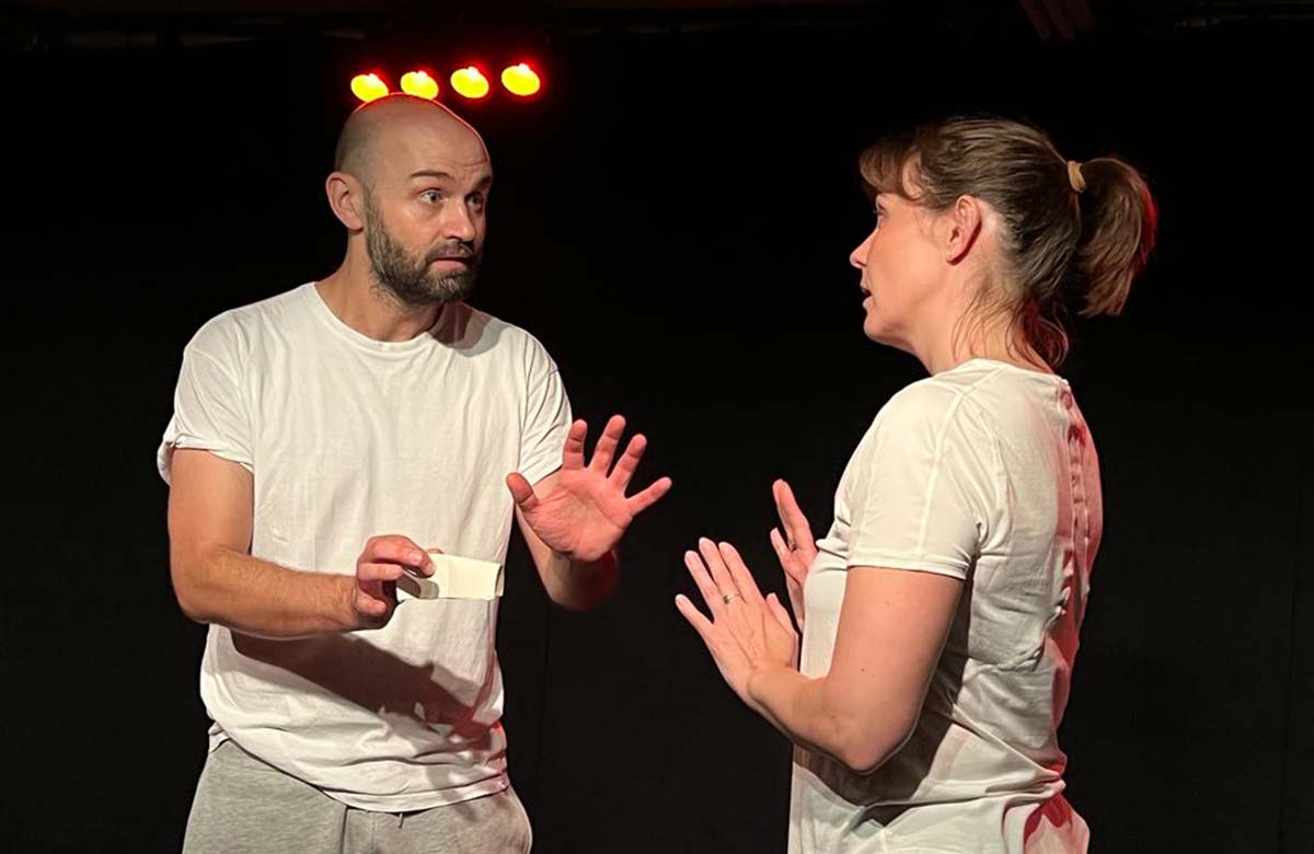 Tom Giles and Ffion Jolly in A Dark Place at Pleasance Courtyard, Edinburgh