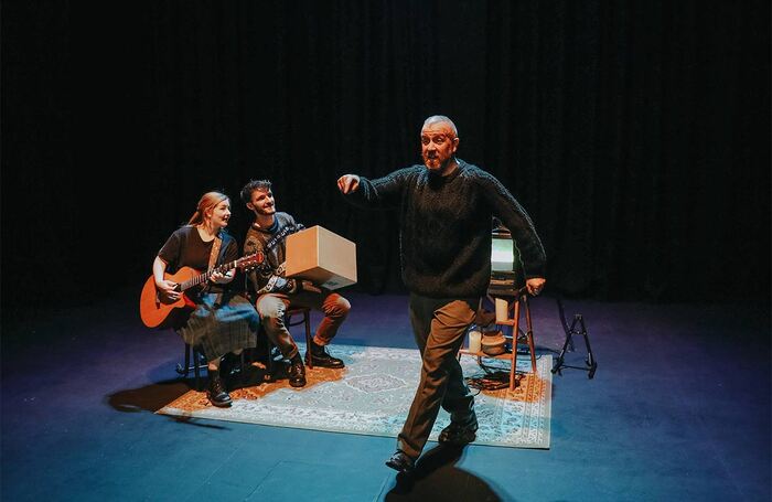 The cast of Land – A Scottish Musical at Gilded Balloon, Edinburgh