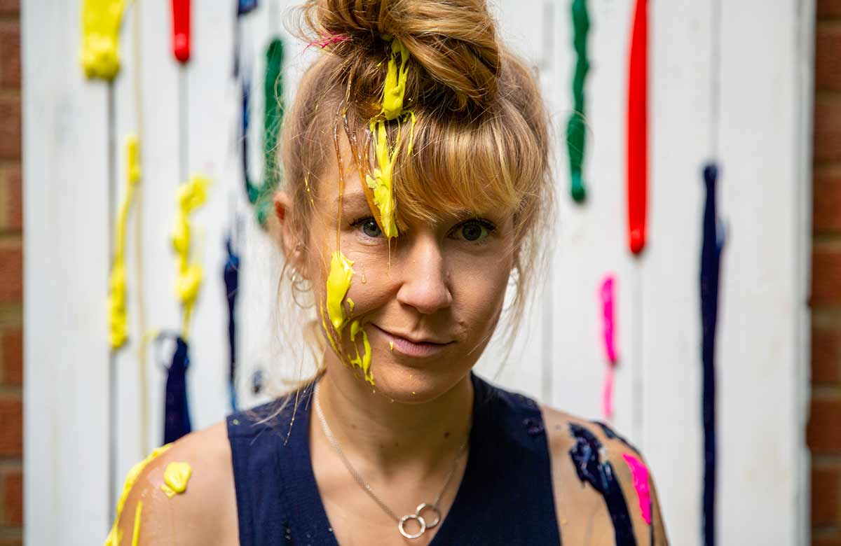 Katie Arnstein in Sticky Door at Pleasance Dome, Edinburgh. Photo: Harrison Bates