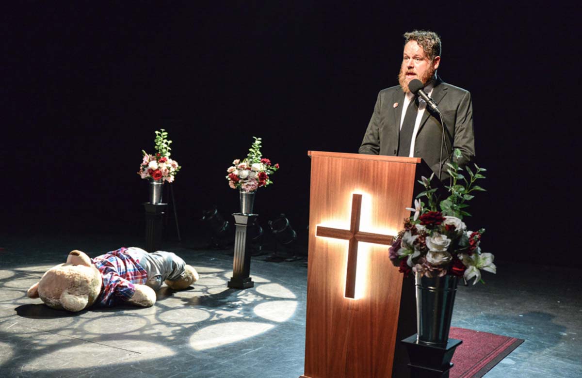 Daniel Hoffmann-Gill in The Great Almighty Gill at Assembly George Square, Edinburgh. Photo: Robert Day