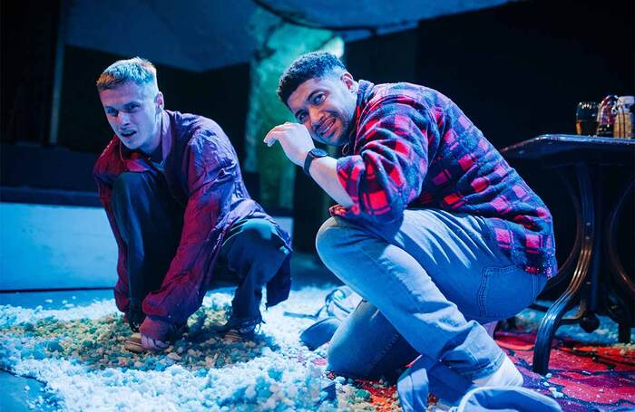 Henry Madd and Marco Titus in The Land of Lost Content at Pleasance Courtyard, Edinburgh. Photo: Andrew Perry