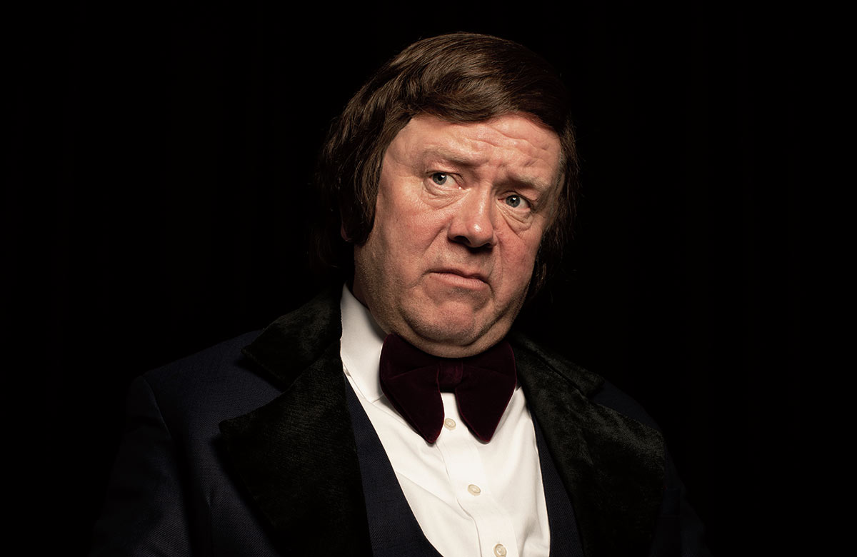 Jon Culshaw as Les Dawson. Photo: Andy Hollingworth