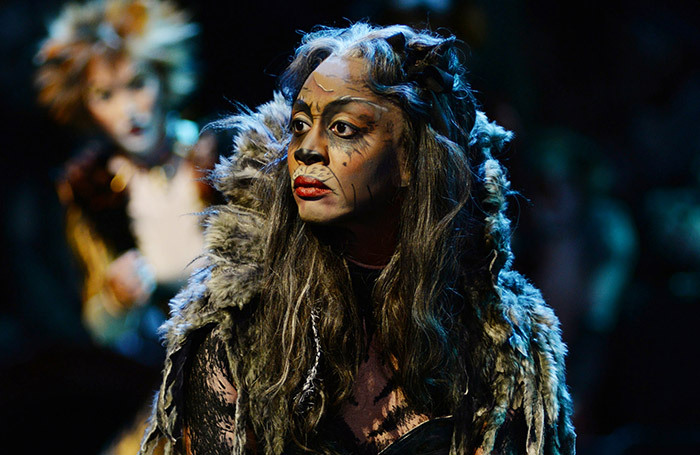 Beverley Knight in the 2015 London production of Cats. Photo: Alessandro Pinna