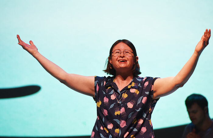 Julia Hales in You Know We Belong Together at Royal Lyceum Theatre, Edinburgh. Photo: Toni Wilkinson