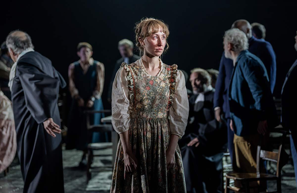 Erin Doherty in The Crucible at the National Theatre, London. Photo: Johan Persson